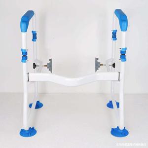 Barras de apoyo para inodoros para residencias de ancianos, capacidad de carga de 250 kg, diseño moderno y sencillo, equipo de seguridad para el baño - Product Image 1