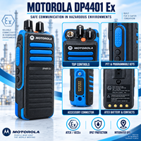 Radio portable Motorola DP4401Ex XiR P8608Ex VHF UHF bidirectionnelle ATEX IECEx Safe GPS IP67 pour les installations de raffinage de pétrole, de gaz et de produits chimiques