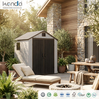 Abri de jardin Kenda APEX 6x6, facile à assembler, robuste, pour outils de jardin, patio, fournitures de jardinage