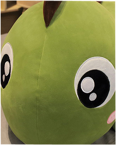 Peluche géante de dinosaure mignon de 23 pouces, jouet en peluche doux à grands yeux, coussin long pour garçons et filles, maison et <span class=keywords><strong>bureau</strong></span> - Product Image 2