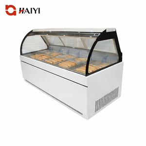 Commercial Meat Refrigeration Equipment Meat Display Chiller with Gravity Coil Service for Shopping - Product Image 1