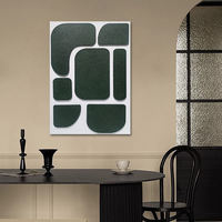 Peinture murale paysagère 3D givrée à texture épaisse, faite à la main, de luxe haut de gamme, pour la décoration murale de la maison ou du bureau
