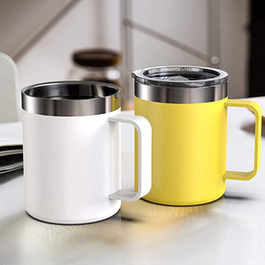 Tazza <span class=keywords><strong>da</strong></span> <span class=keywords><strong>caffè</strong></span> personalizzata sottovuoto a doppia parete in acciaio inossidabile <span class=keywords><strong>da</strong></span> 12 once tazza <span class=keywords><strong>da</strong></span> birra isolata <span class=keywords><strong>da</strong></span> 12 once <span class=keywords><strong>con</strong></span> manico tazza <span class=keywords><strong>da</strong></span> <span class=keywords><strong>caffè</strong></span> - Product Image 5