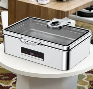 SUNNEX 2025 Nouvelle Série <span class=keywords><strong>Lido</strong></span> Vente Chaude Électrique Chafer Haute Qualité En Acier Inoxydable Réchauffeur De Nourriture 1/1 Équipements De L'hôtel Usine Directe - Product Image 1