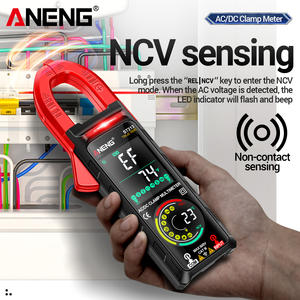 ANENG ST213 Pensampermetre VA Ters Renkli Ekranlı Multimetre <span class=keywords><strong>CAT</strong></span> III 6000 Sayım True RMS Test Cihazı DC/AC Voltaj Akım Ölçer - Product Image 4