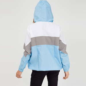 Nouvelle arrivée, <span class=keywords><strong>veste</strong></span> softshell pour femmes, coupe-vent à capuche personnalisée, style tendance, fermeture éclair, couleur unie - Product Image 6