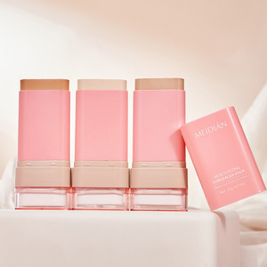 MEIDIAN 20g Wasserfester Feuchtigkeitsspendender <span class=keywords><strong>Concealer</strong></span> & Foundation-Stick mit Doppelkopf und Puderquaste für Alle Hauttypen - Product Image 2