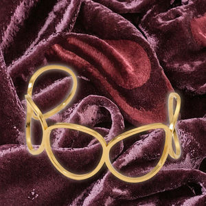 New Arrival Open <b>Bracelet</b> Bangle Stainless Steel <b>Metal</b> with 18K Gold Plating Water Resistant Fashionable Stylish BY HF CRAFTS - Product Image 3