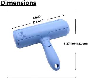 Rouleau brosse anti-poils pour animaux de compagnie, auto-nettoyant, réutilisable, pour tapis et fourrures, vente en gros, personnalisable - Product Image 5
