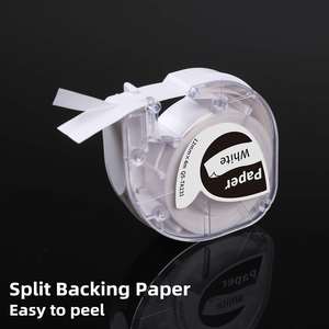 Phomemo P12/ P12PRO Cintas térmicas Impresora de etiquetas Adhesivo 12mm Papel negro sobre blanco Compatible con <span class=keywords><strong>DYMO</strong></span> <span class=keywords><strong>Letratag</strong></span> - Product Image 3