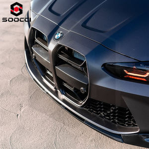 Serat karbon kering <span class=keywords><strong>M</strong></span>, gaya kinerja <span class=keywords><strong>M</strong></span> bibir pemisah depan untuk BMW G80 G81 M3 G82 G83 M4 Bumper depan Diffuser Spoiler dagu - Product Image 5
