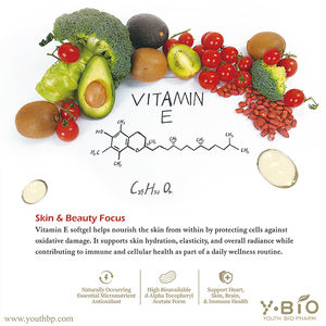 सक्रिय वयस्कों, वरिष्ठ, एथलीटों, दैनिक कल्याण, स्वस्थ उम्र बढ़ाने के लिए विटामिन ई पूरक - Product Image 5