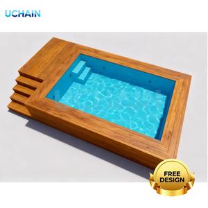 Piscina de Estructura de Acero con Marco de Acero Inoxidable - Piscina Prefabricada de Estructura de Acero Duradera Sobre el Suelo/Semi-Enterrada - Product Image 5