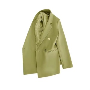 Vente flash : Manteau pour <span class=keywords><strong>femme</strong></span>, nouveau modèle printemps-automne, élégant, décontracté, uni, à manches longues, style coréen, coupe ample, vêtements pour <span class=keywords><strong>femme</strong></span>. Z0997 - Product Image 4