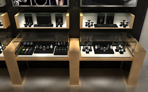 Kệ Trưng Bày Đồng Hồ Treo Tường Kệ Trưng Bày Đồng Hồ Cửa Hàng Trưng Bày <span class=keywords><strong>Kiosk</strong></span> Đồng Hồ Thiết Kế - Product Image 4