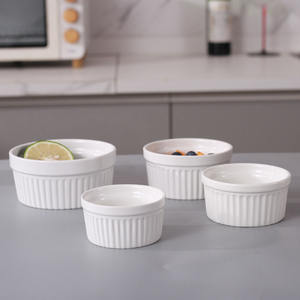 Bol de cuisson soufflé Pudding Dessert Tasses Ramequins en céramique personnalisés - Product Image 2