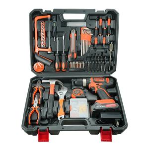 102 Uds DIY proyectos en el hogar Juego <span class=keywords><strong>de</strong></span> destornilladores eléctricos multifuncionales taladro <span class=keywords><strong>de</strong></span> mano interfaz <span class=keywords><strong>de</strong></span> carga directa OEM estuche rígido - Product Image 1