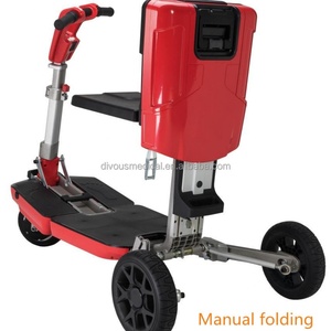 Small Electric Mobility Scooter Luggage Folding Adult <b>Disabled</b> Tricycle Lithium Battery Portable Scooter for the Elderly - Product Image 6