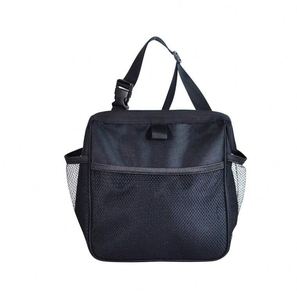 Muestra gratuita: Cubo de basura para coche - Cesto colgante y bolsa de basura para auto - Contenedor de residuos portátil con tapa y forro impermeable - Product Image 1