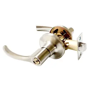 45 Degree Opening And Closing Structure Zinc Alloy Handle Lever Lock Can Do Bathroom Access Room Door Function