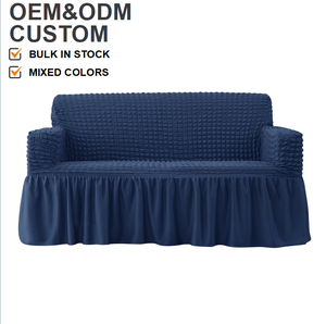 Funda <span class=keywords><strong>de</strong></span> Sofá Elástica Tipo Cubresofá Estirable para Sala <span class=keywords><strong>de</strong></span> Estar con Faldón - Product Image 1