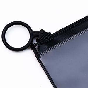 Đen PVC điện thoại trường hợp bao bì Dây Kéo Túi Logo in ấn tùy chỉnh nhựa trong suốt điện thoại trường hợp túi với chủ - Product Image 3