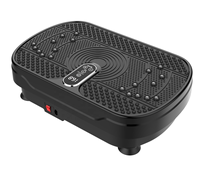 Precio de Fábrica, Plataforma Vibratoria Electromagnética Vertical de ABS, Máquina de Ejercicio con Capacidad de Carga de 150 kg, 150-200 W, Mini Plataforma Vibratoria Portátil