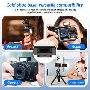 MEDALight Mini Lámpara de Bolsillo, <span class=keywords><strong>Luz</strong></span> de Video con Soporte de Zapata Fría, Luces para Cámara para DJI, Accesorios para Cámaras de Acción - Product Image 4