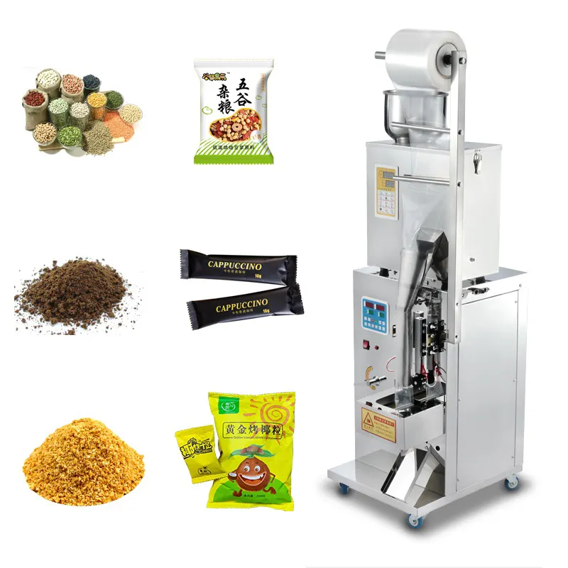 Máquina de embalagem de grãos, equipamento de embalagem estereoscópica de grânulos de venda quente, máquina de enchimento de sementes de vegetais