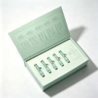 Boîte d'emballage de parfum de luxe avec logo personnalisé, boîte d'emballage en papier de haute qualité pour flacon de parfum de 2 ml avec couvercle magnétique, boîte de parfum