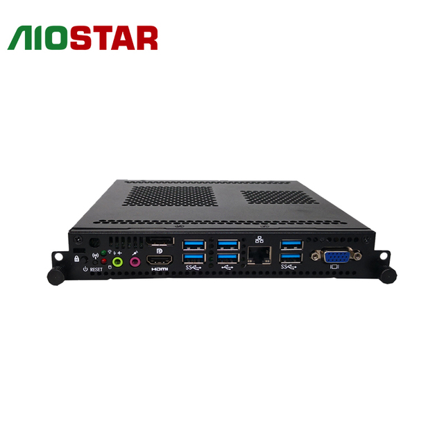 AIOSTAR Industrial Ops Module Intel Core I5-8400T H110 4Gb RAM 128GB Ssd Embedded Computer for Interactive White Board Meetings