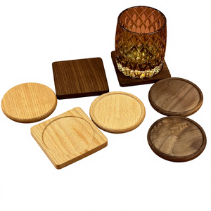 <span class=keywords><strong>Sous</strong></span>-verre rond classique <span class=keywords><strong>en</strong></span> bambou et support pour boissons avec dos <span class=keywords><strong>en</strong></span> liège, finition vernie, épaisseur personnalisable, design rustique écologique - Product Image 1