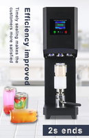 Machine de Scellage Semi-Automatique pour Canettes en Aluminium, Bouteilles PET, Boissons, Jus et Sodas