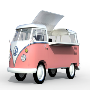 Carrito de Comida Móvil Eléctrico de Cuatro Ruedas, Remolque Multifuncional para Venta de Té con Leche y Café en Eventos Turísticos - Product Image 1