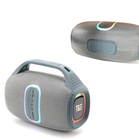 TG-674 Speaker nirkabel portabel, pengeras suara Woofer Bass Stereo suara aktif HIFI BT RGB lampu LED luar ruangan