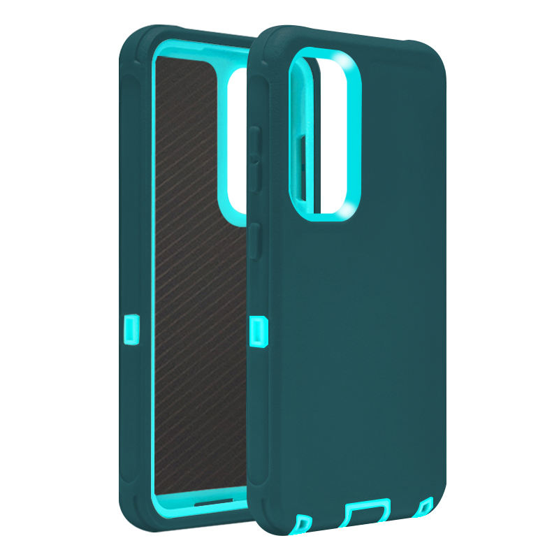 Verde oscuro + verde azulado