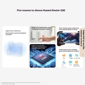 Smart <span class=keywords><strong>WIFI</strong></span> <span class=keywords><strong>6</strong></span> Set para uso doméstico Q6E <span class=keywords><strong>Router</strong></span> y 1300Mbps Firewall Cobertura completa Red de malla para toda la casa por para <span class=keywords><strong>Huawei</strong></span> - Product Image 3