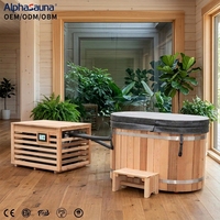 Holz-Eisbadewanne für Kaltwasseranwendungen, geeignet für verschiedene Szenarien, keine Installation erforderlich, Großhändler