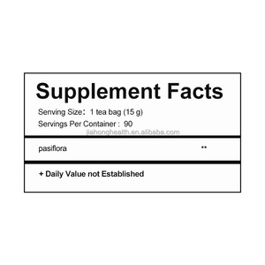OEM/ODM 천연 패스파플로라 차 |   소화기 건강을 위한 유기농 허브차 |   성인용 웰니스 차 - Product Image 2