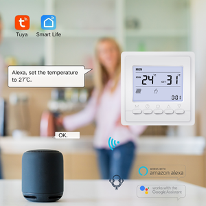 Thiết Kế Đơn Giản Nhà Văn Phòng Thông Minh Thiết Bị Cho Sàn Ấm Sưởi Ấm Điện Và Hệ Thống Làm Mát Với Tuya Cảm Ứng Bảng Điều Chỉnh Nhiệt - Product Image 4