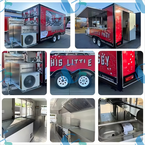 Ristorante Fast Food Truck con attrezzatura completa cucina caffè barbecue cibo chiosco Mobile Street Food rimorchio - Product Image 2