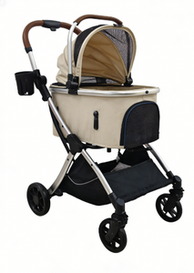 Mamago 201 Waterdichte, met één hand opvouwbare, grote capaciteit, door luchtvaartmaatschappijen goedgekeurde 4-wielige dierenbuggy - draagbaar, lichtgewicht, comfortabel voor - Product Image 1