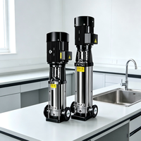 Pompe centrifuge verticale multi-étages CDL pour système d'incendie, 15 CV, 380 V, en acier inoxydable, haute pression, pour système d'irrigation par aspersion complet
