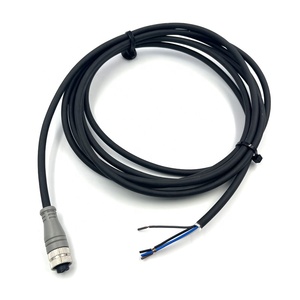 YZCONN Fabrikası OEM Özel Su Geçirmez M8 M12 Erkek Dişi 3 4 5 8 12 Pin Sensör Konnektör Uzatma Kablosu Montajı - Product Image 1