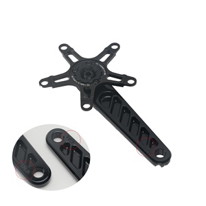 <span class=keywords><strong>Pédalier</strong></span> de vélo pliant RGO, petite plate-plate, manivelle creuse, dents à profil positif et négatif - Product Image 4
