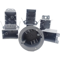 American 1-Gang 18 Cu en PVC non métallique rond Old Work Electr