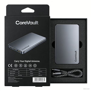 Boîte d'emballage en carton personnalisée universelle pour l'expédition d'électronique grand public, boîte en papier pour l'emballage de disques durs - Product Image 1