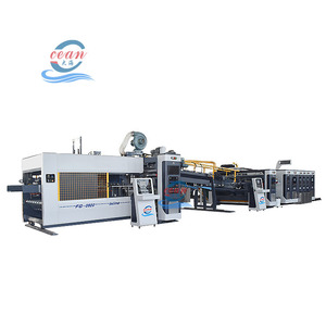 Ligne de production automatique haute vitesse pour cartons ondulés avec imprimante flexographique 4 couleurs, rainureuse, découpeuse et encollatrice - Product Image 3