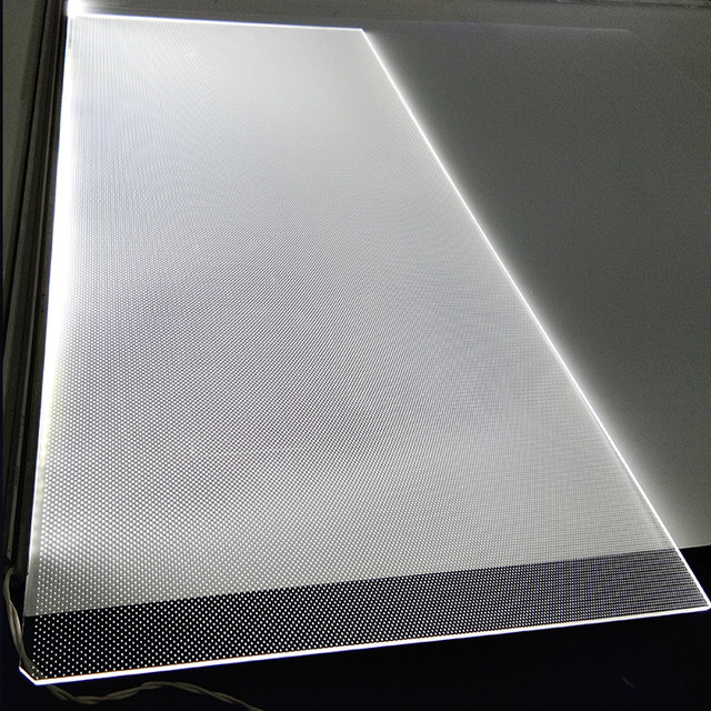 Yishun Factory Supply Laser Dotting Acrylic LGP Backlight Light Guide Plate PMMA LGP for LED Panel Lighting