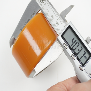 OEM personalizzato 70*40 (cuscinetto a 6204) ruota del carrello elevatore ruota piccola ruota diamantata AMB155-370003-000 ruote ausiliarie da 4 pollici piastra - Product Image 3